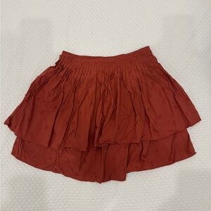 Ulla Johnson Ruffle Mini Skirt